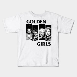 golden girls - black flag parody white Kids T-Shirt